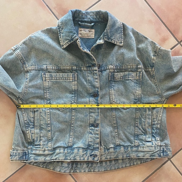 Free People Opal Swing Denim Jacket Size XS - Picture 7 of 8